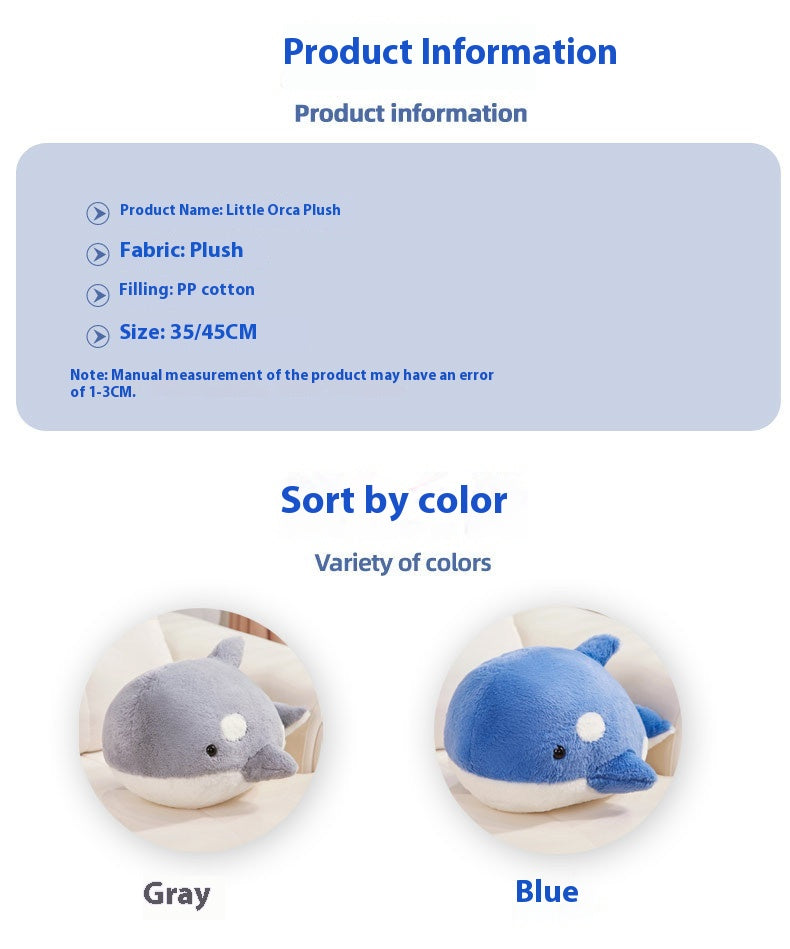 Süße Anime Stofftier Killerwale