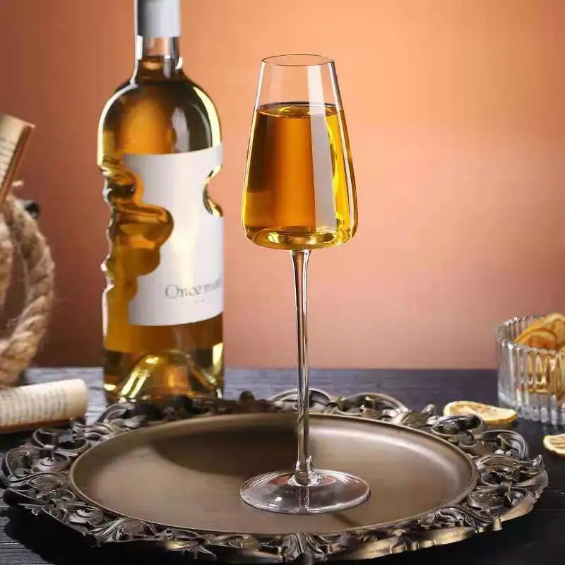 Red Wine Glasses Champagne Glass Wine Glasses Hand Blown Thin Rim,Long Stem,Perfect for Red or White,Daily Use