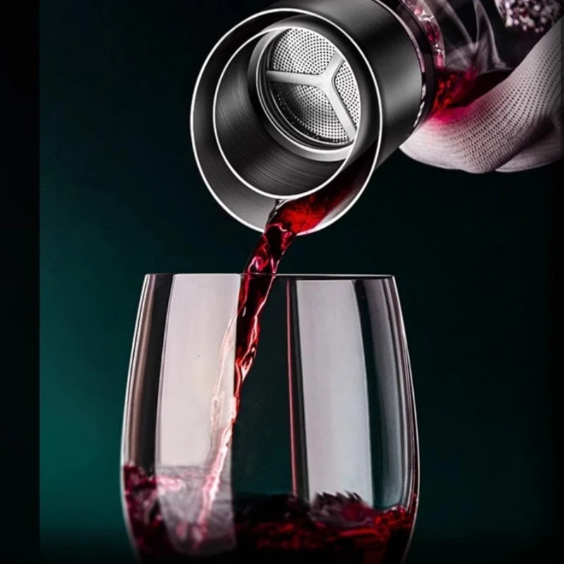 Iceberg Decanter Red Wine Glass Household Light Luxury High-end Wine Set Grape Crystal Glass Wine Jug European Style