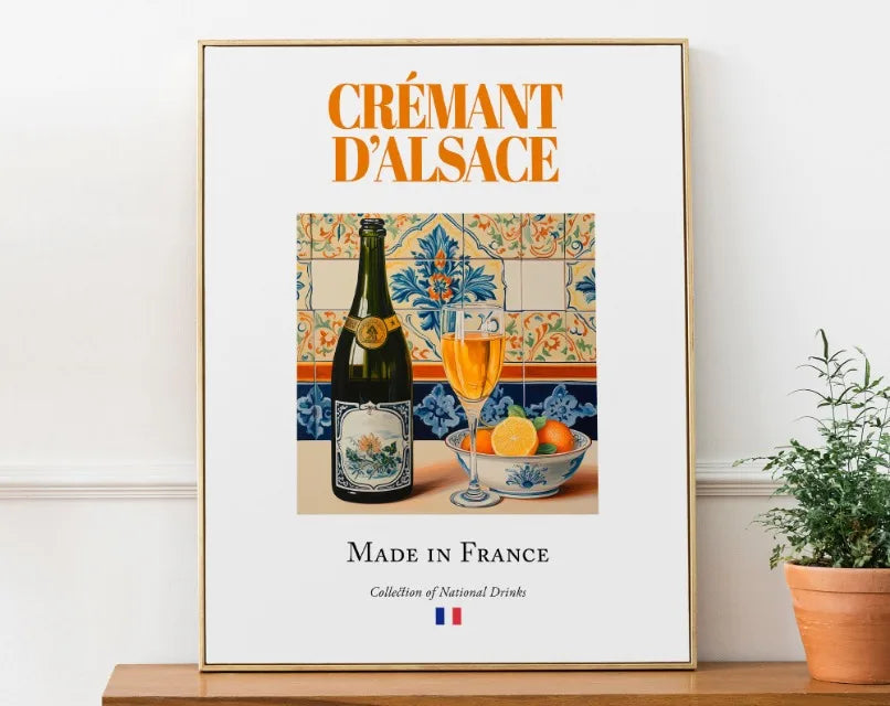 Bière De Garde Alsace Riesling Traditional Gironde Beverage Poster Canvas Painting Wall Art Picture for Room Kitchen Bar Decor