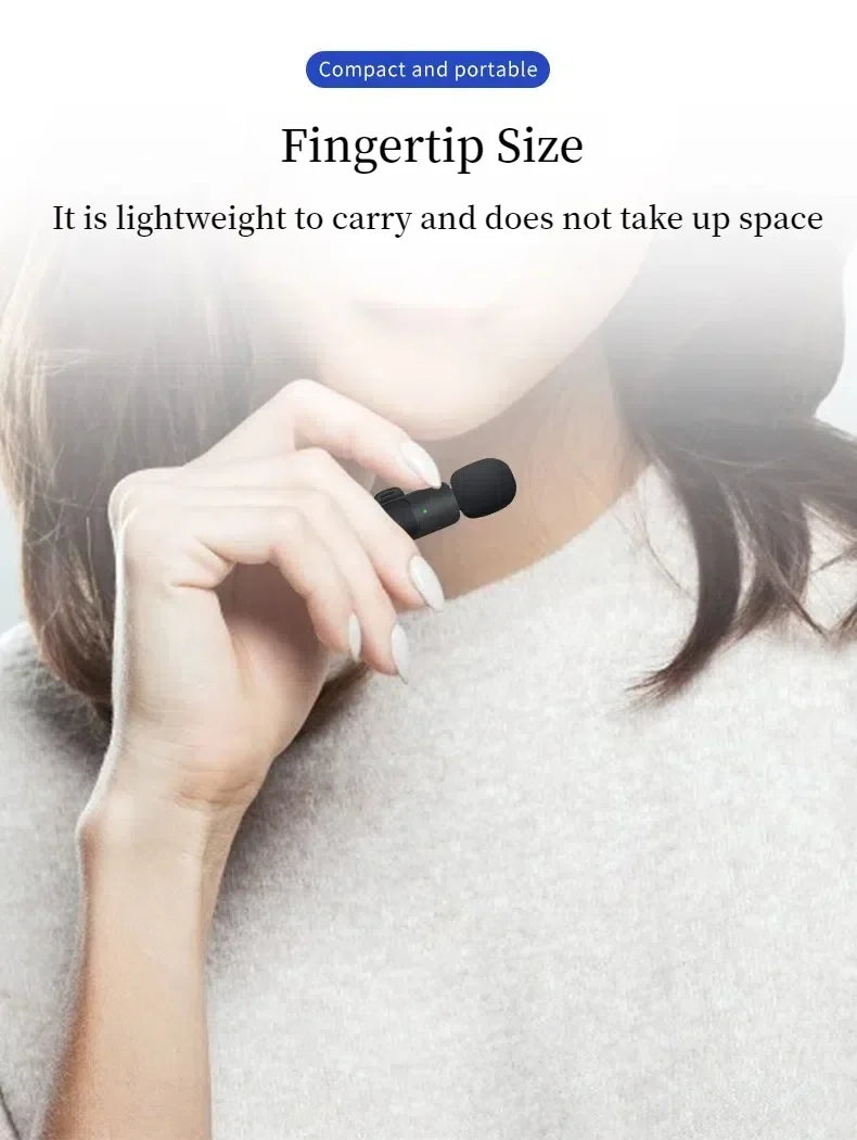 K1 Lavalier Microphone for Phone Android Video Game Audio Smart Recording Pickup Wireless Microphone