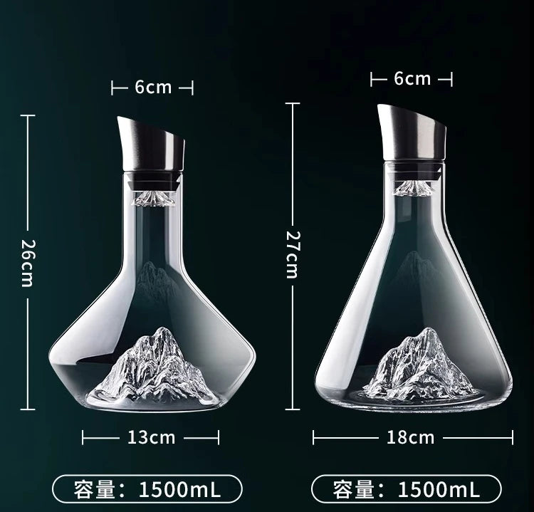 Iceberg Decanter Red Wine Glass Household Light Luxury High-end Wine Set Grape Crystal Glass Wine Jug European Style