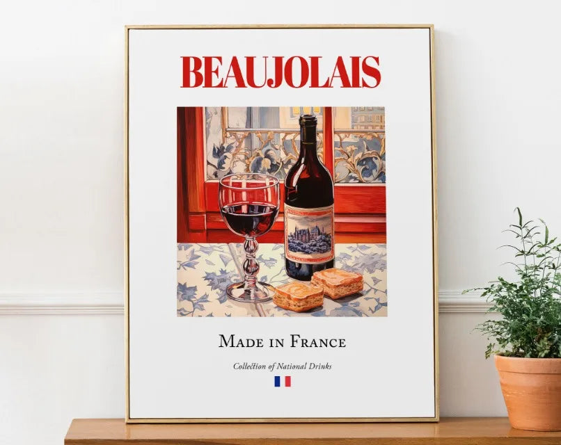 Bière De Garde Alsace Riesling Traditional Gironde Beverage Poster Canvas Painting Wall Art Picture for Room Kitchen Bar Decor