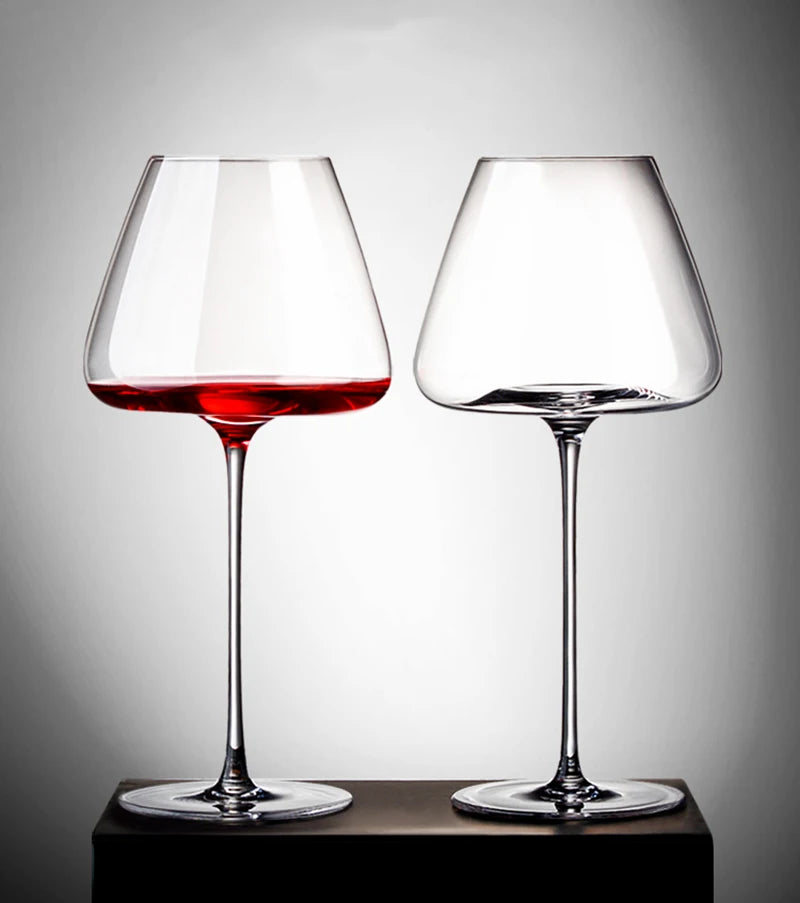Red Wine Glasses Champagne Glass Wine Glasses Hand Blown Thin Rim,Long Stem,Perfect for Red or White,Daily Use