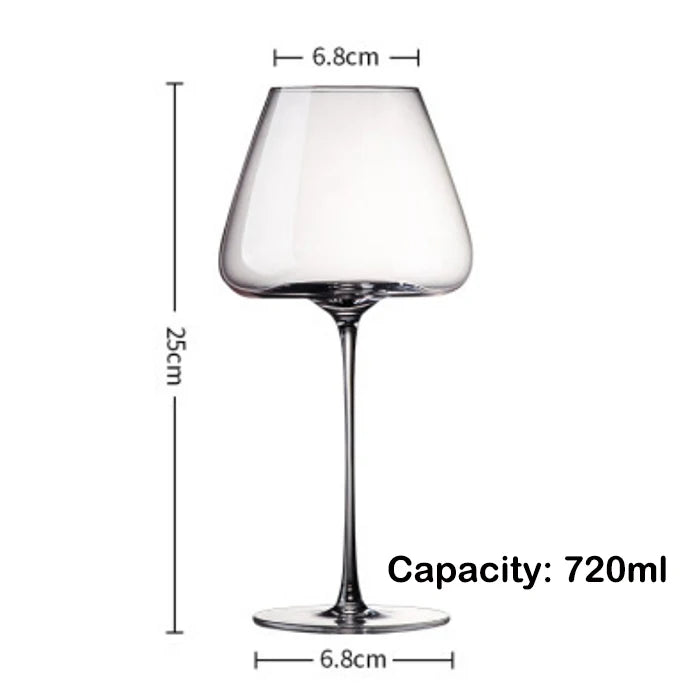 Red Wine Glasses Champagne Glass Wine Glasses Hand Blown Thin Rim,Long Stem,Perfect for Red or White,Daily Use