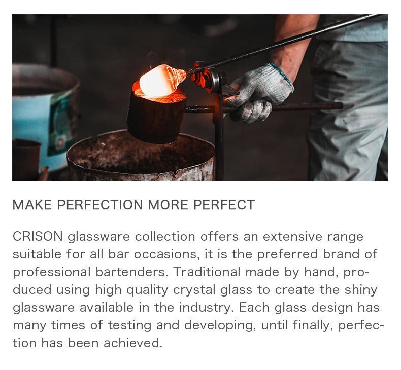 CRISON PNT01 Ultra-Thin Handmade Crystal Red Wine Glass for Riesling Burgundy - Premium Quality Home Wine Glass