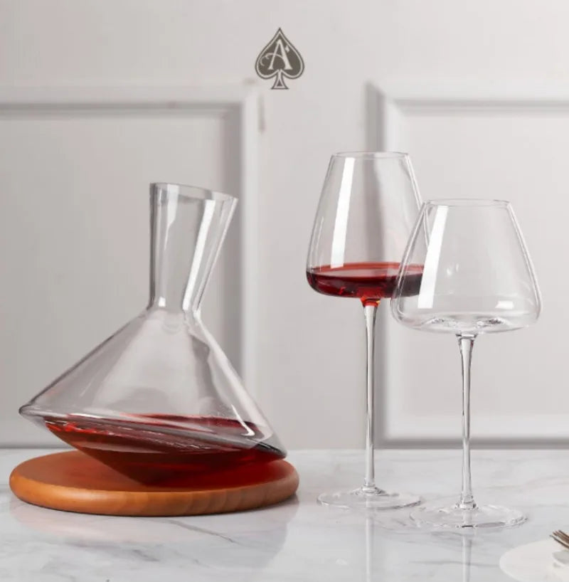 720ml Large European Wine Glasses Burgundy Clear Red Wine Glasses High Value Crystal Glass Grape Champagne Glasses High Capacity