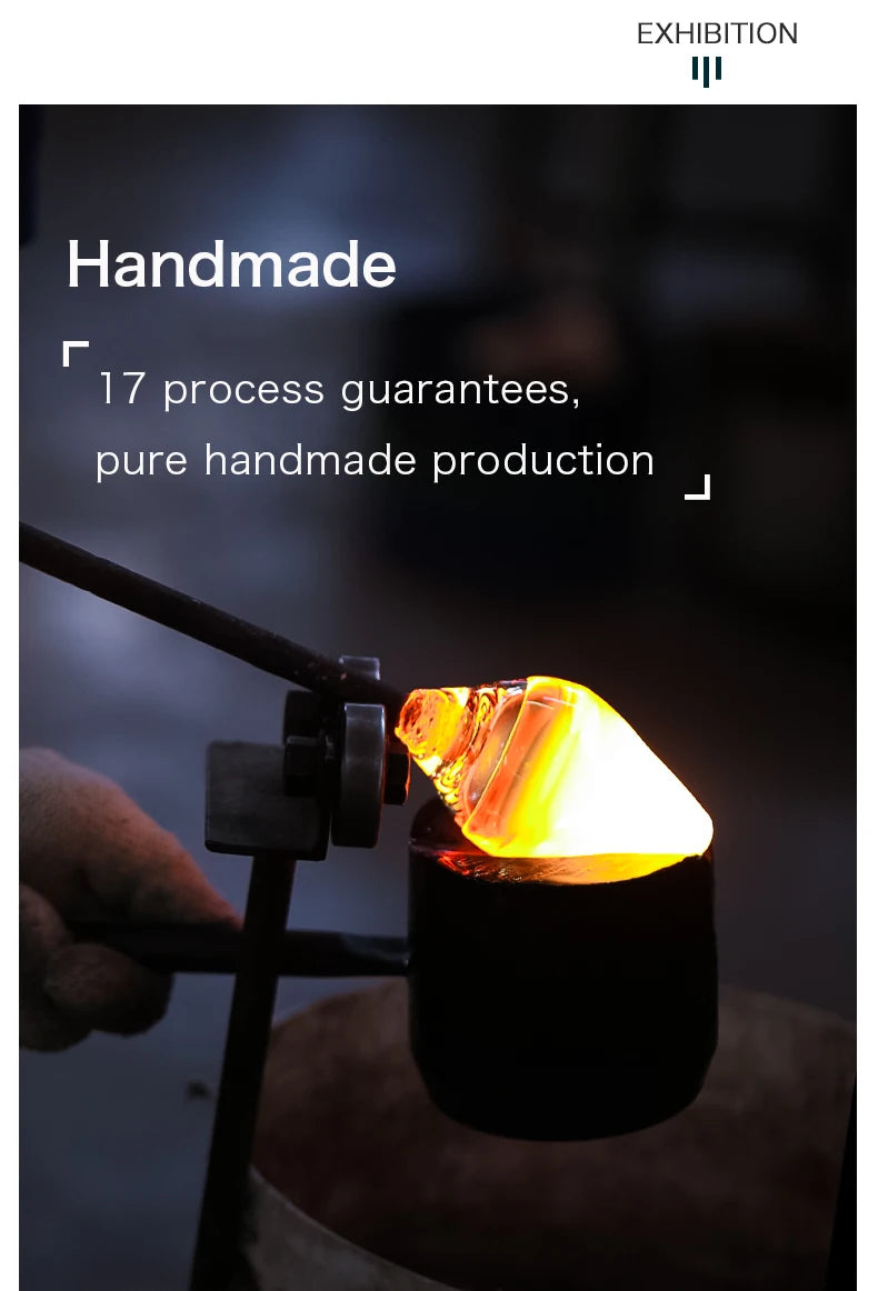 CRISON PNT01 Ultra-Thin Handmade Crystal Red Wine Glass for Riesling Burgundy - Premium Quality Home Wine Glass