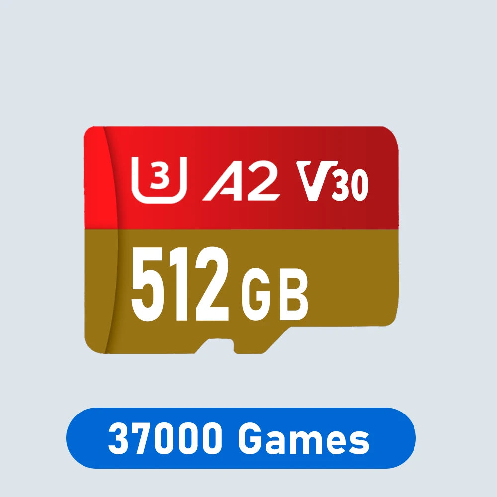 Kinhank Game Card for Steam Deck Handheld Latest Batocera 40 System 40000+ Retro Games for PS3/PS2/PS1/PSP/MAME/DC/SS