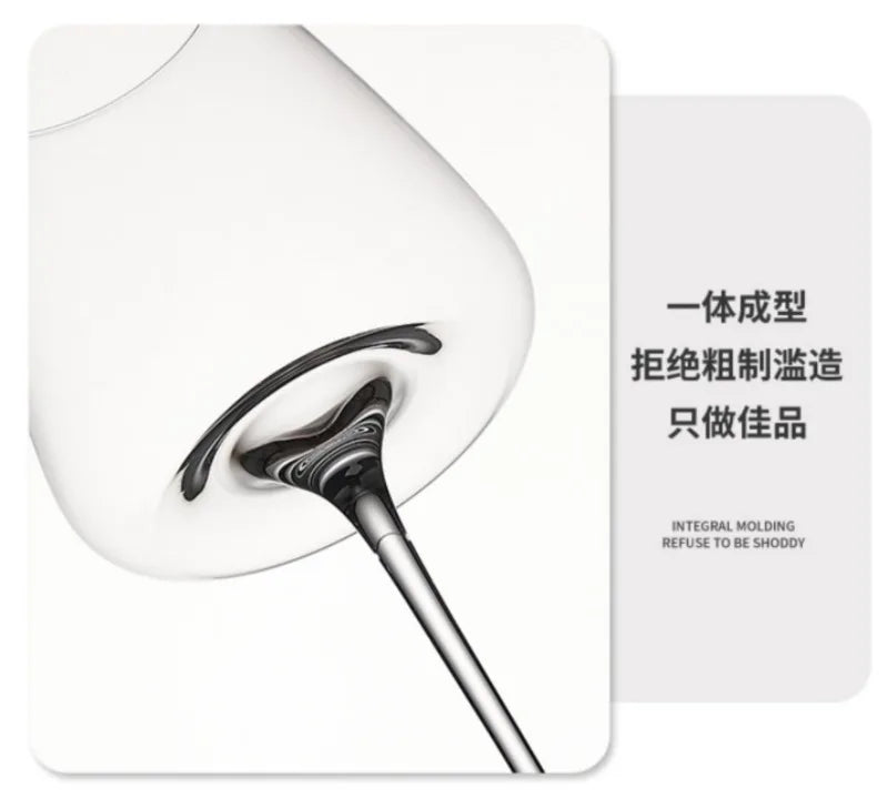 720ml Large European Wine Glasses Burgundy Clear Red Wine Glasses High Value Crystal Glass Grape Champagne Glasses High Capacity