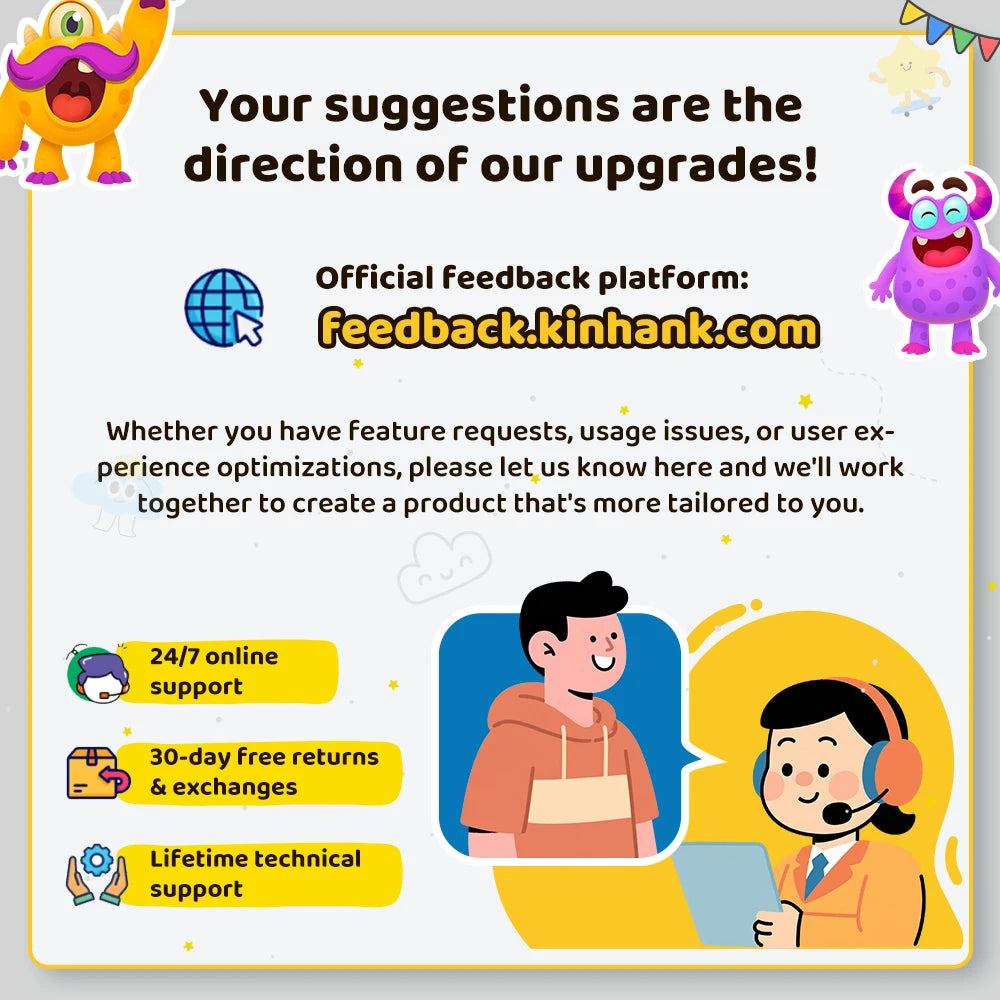 KINHANK MotionX Video Game Console for Kids & Families Ongoing Updates Kids Toy Active Play System Indoor Physical Activity