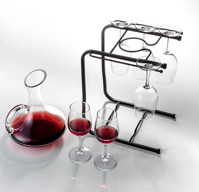 Red Wine Glasses Set Household Wine Decanter Wine Glasses Luxurious European-style Glass Wine Goblet