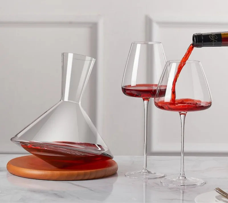 720ml Large European Wine Glasses Burgundy Clear Red Wine Glasses High Value Crystal Glass Grape Champagne Glasses High Capacity