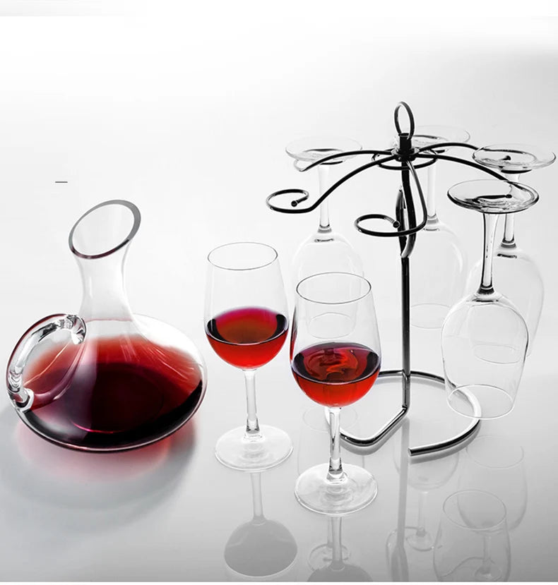 Red Wine Glasses Set Household Wine Decanter Wine Glasses Luxurious European-style Glass Wine Goblet