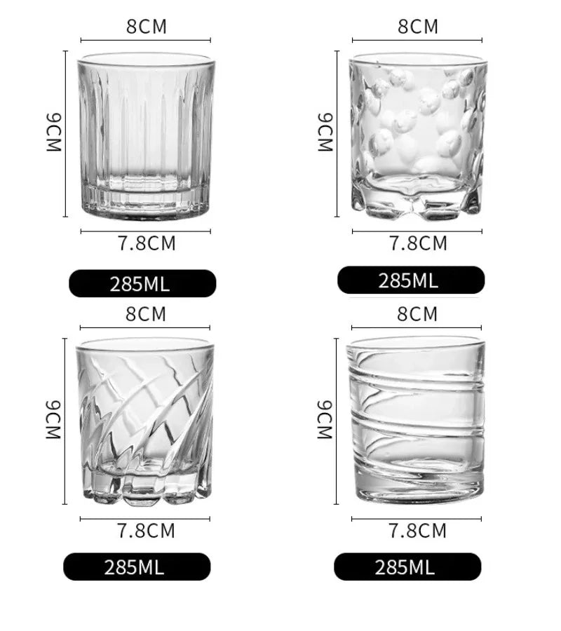 Germany Latest Design Rotating Glass Whiskey Old Fashioned Glass Stable Revolve Release Pressure Whisky Tumbler Crystal Wine Cup