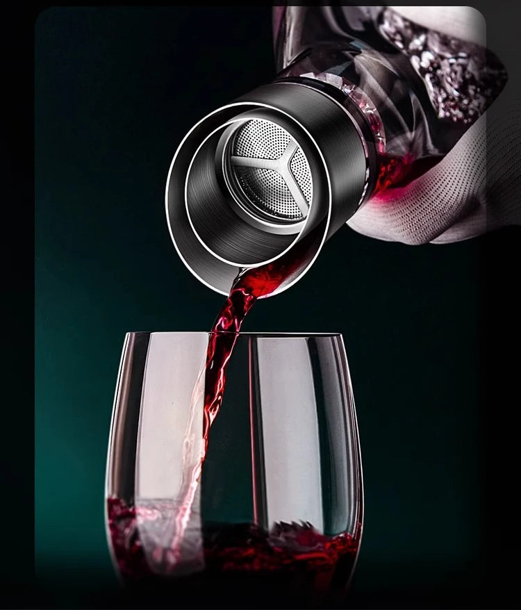 Iceberg Decanter Red Wine Glass Household Light Luxury High-end Wine Set Grape Crystal Glass Wine Jug European Style