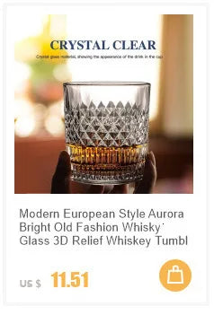 Germany Latest Design Rotating Glass Whiskey Old Fashioned Glass Stable Revolve Release Pressure Whisky Tumbler Crystal Wine Cup